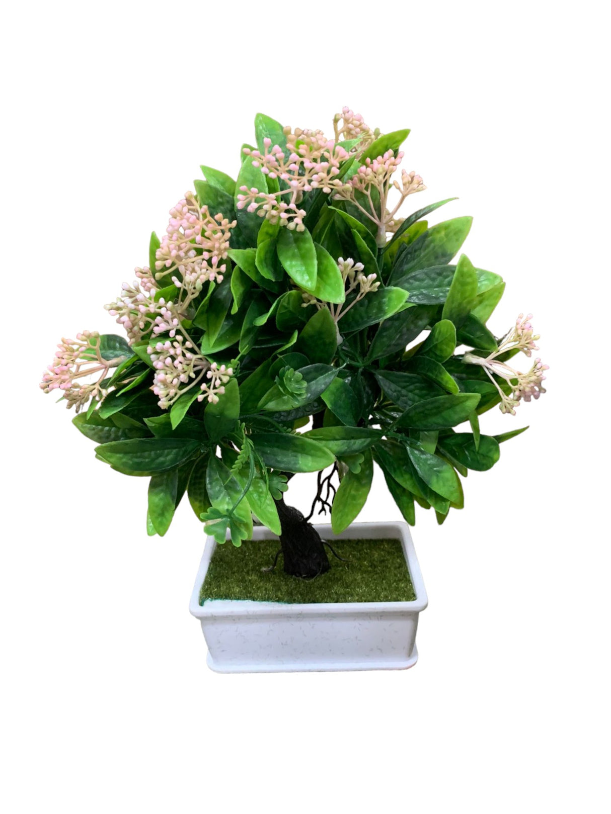 Bonsai artificial in ghiveci , Flori , 25x15 cm