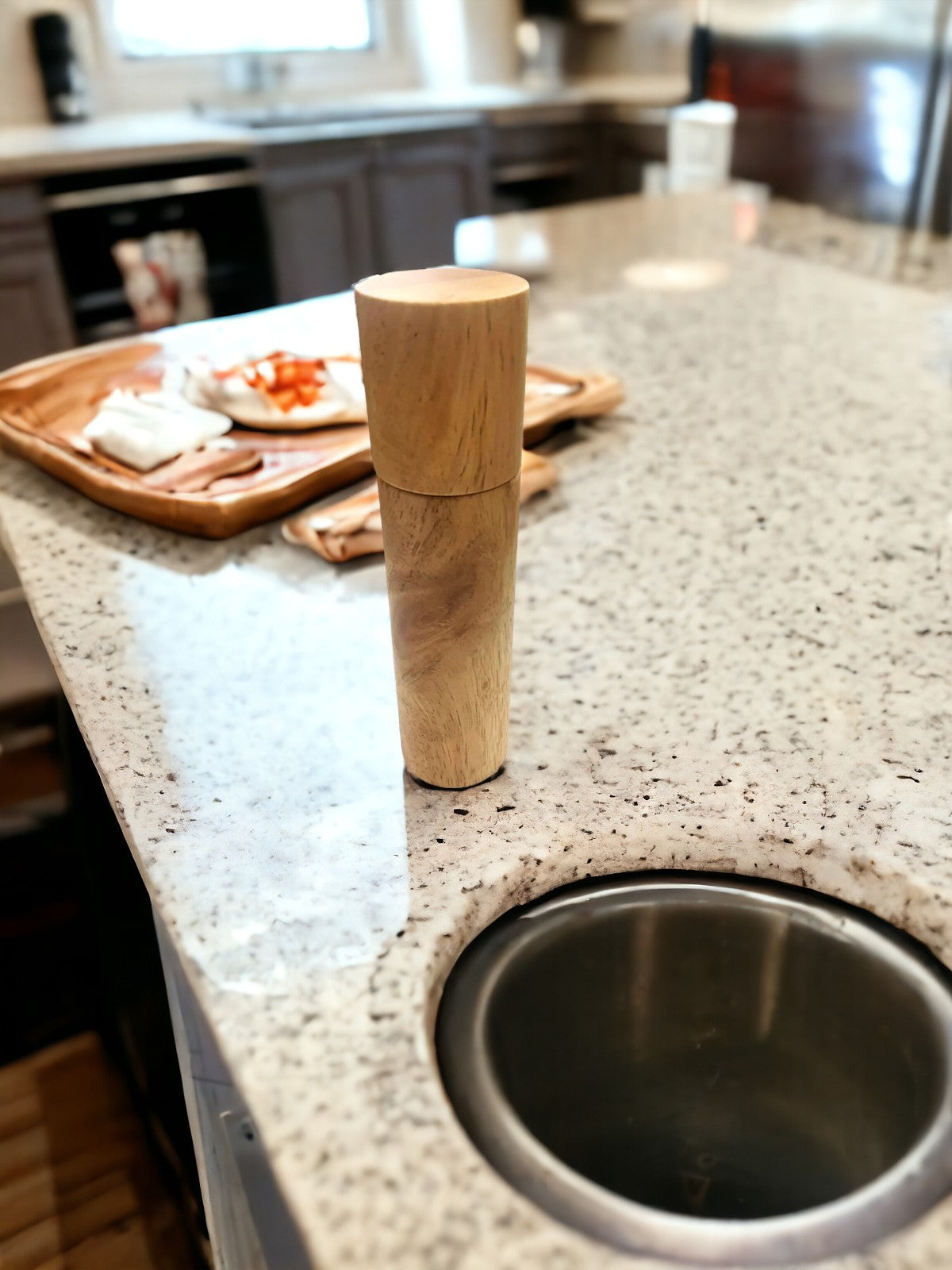 Rasnita Manuala Lemn Natur, 21x5 cm