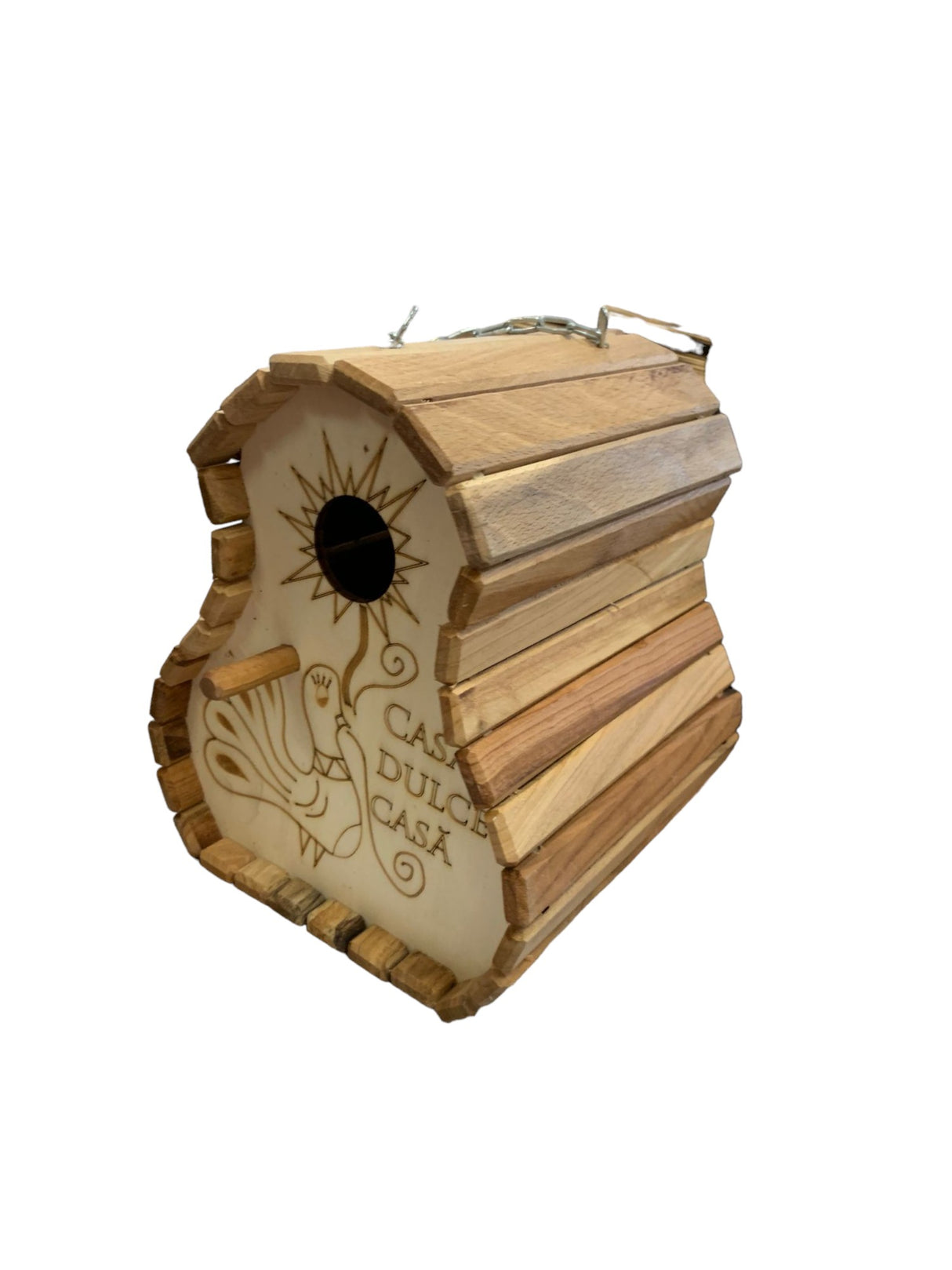 Casuta din Lemn pentru pasari, 20x20x17 cm