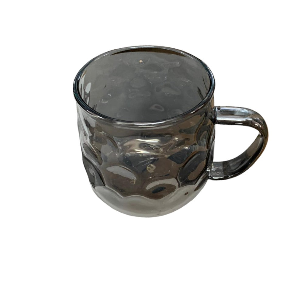 Cana din Sticla Transparenta , Buline , 400 ml