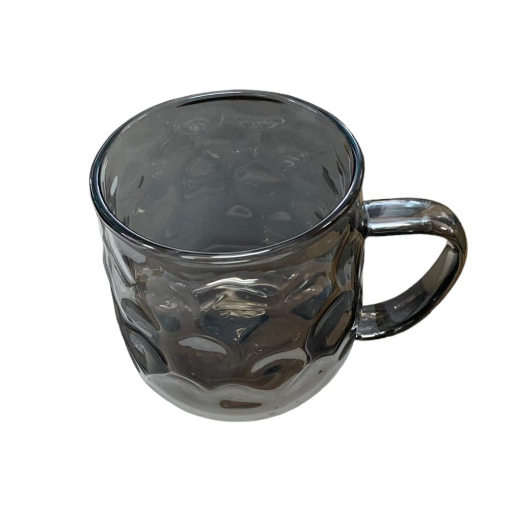 Cana din Sticla Transparenta , Buline , 400 ml