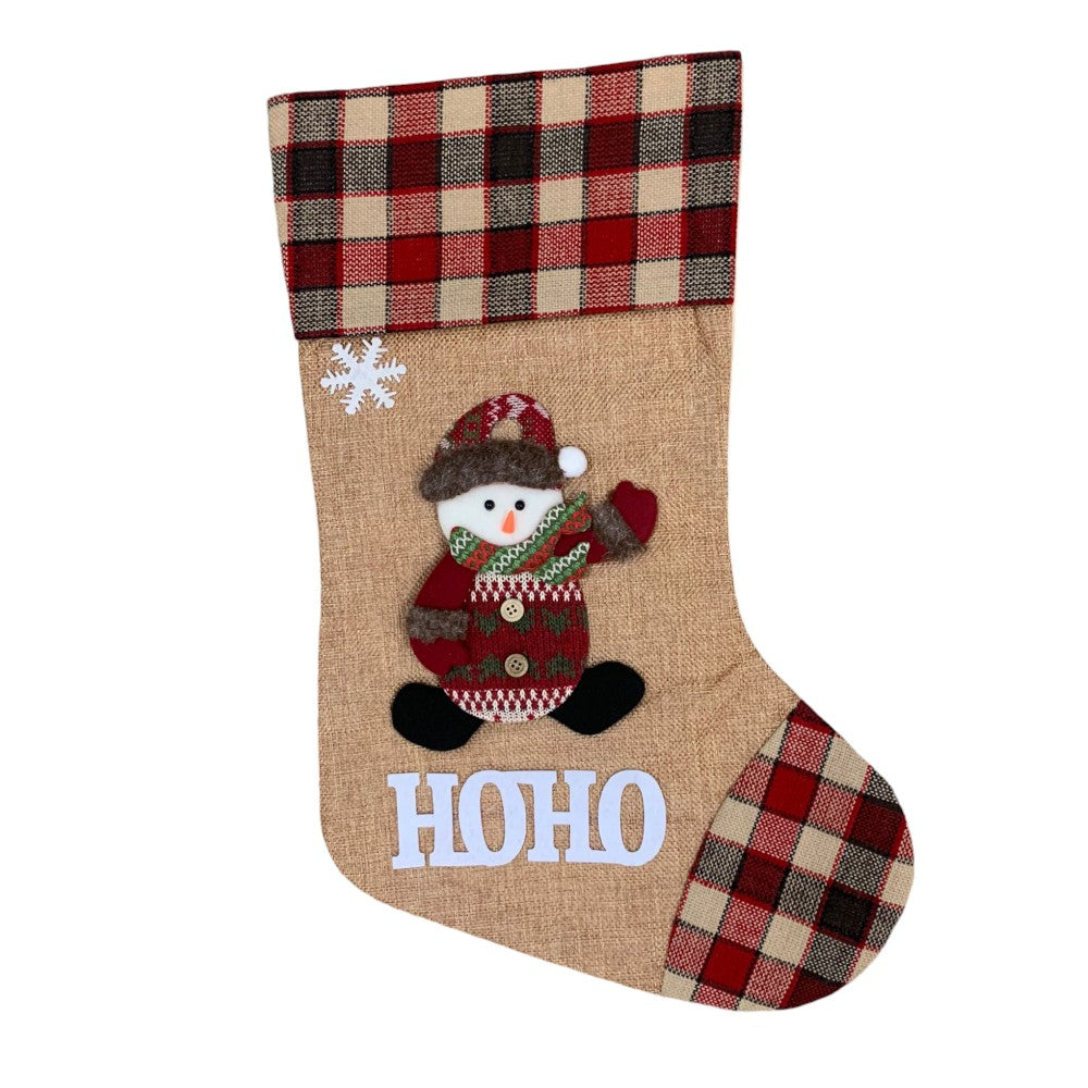 Cizma/Ciorap decorativ, model Craciun,3D