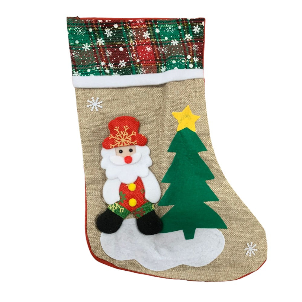 Cizma/Ciorap decorativ, model Craciun,3D