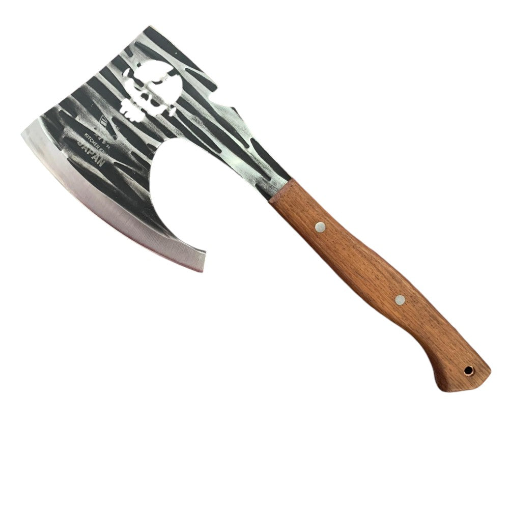 Satar/Topor Japonez Profesional, Otel inoxidabil/Lemn, husa inclusa , 33 cm , 650 g