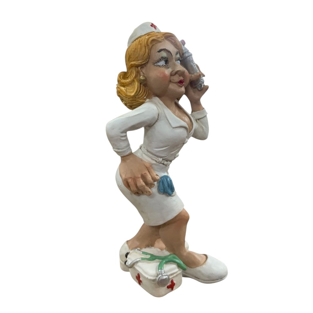 Figurina caricatura amuzanta meserie ,polirasina, 17 cm
