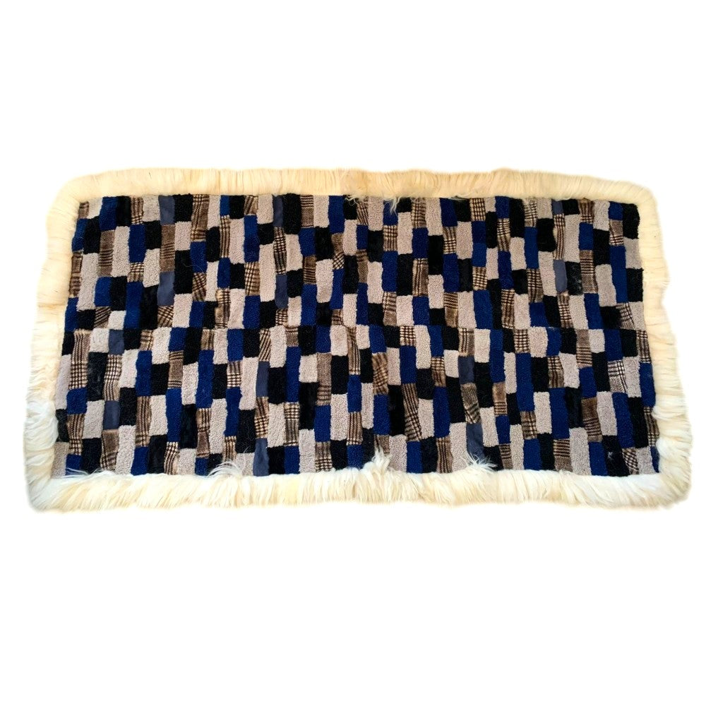 Covoras din Blana Naturala de Oaie, Color, 170X90 cm