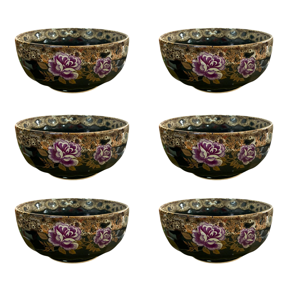 Castron/Bol ceramica Floral , 16 cm , 900 ml