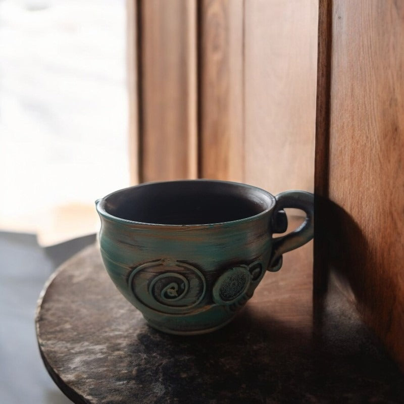 Ghiveci decor, Ceramica, 15x11 cm