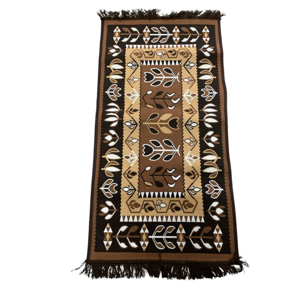 Covor floral, cu doua fete, dimensiunea 60x120cm , bumbac