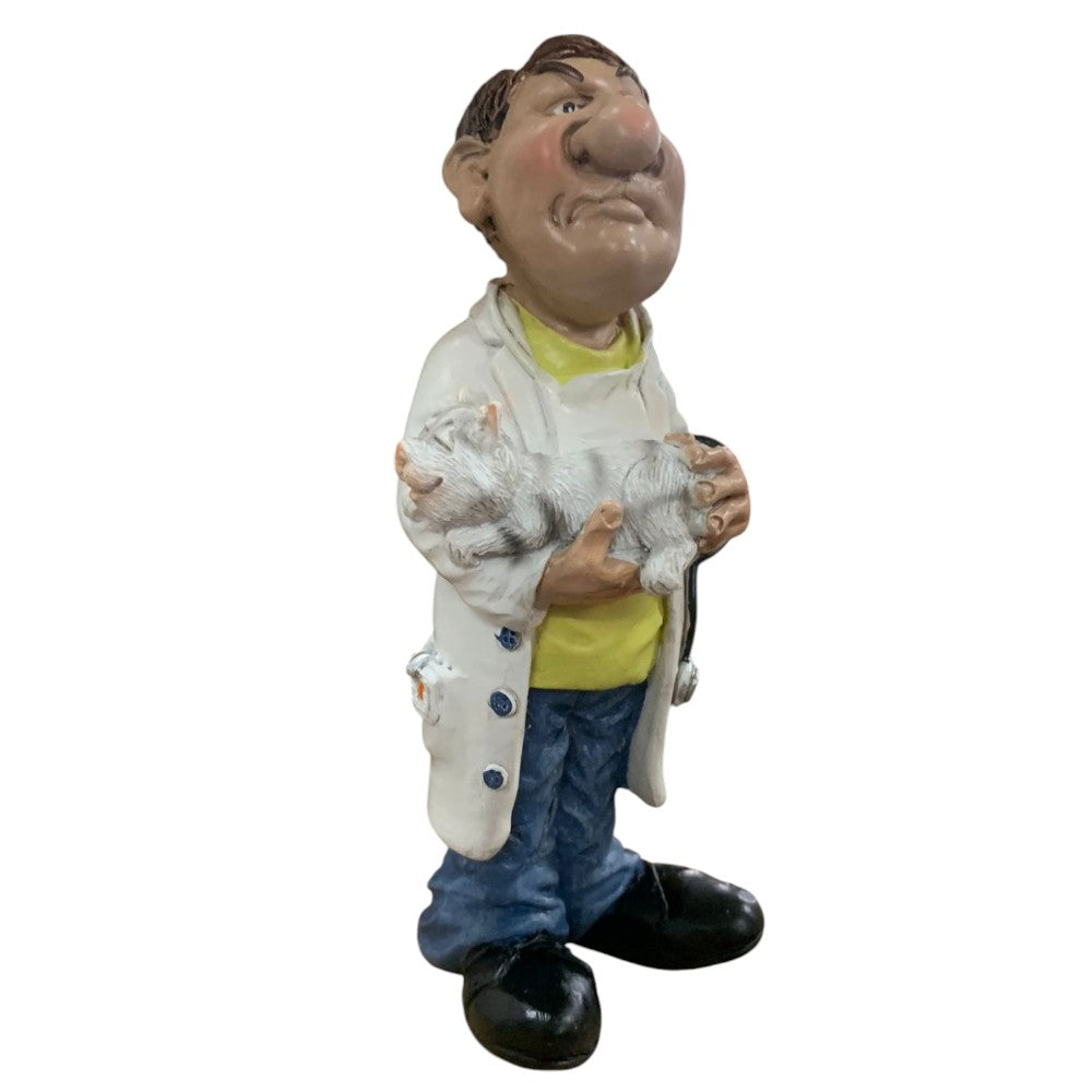 Figurina caricatura amuzanta meserie ,polirasina, 17 cm