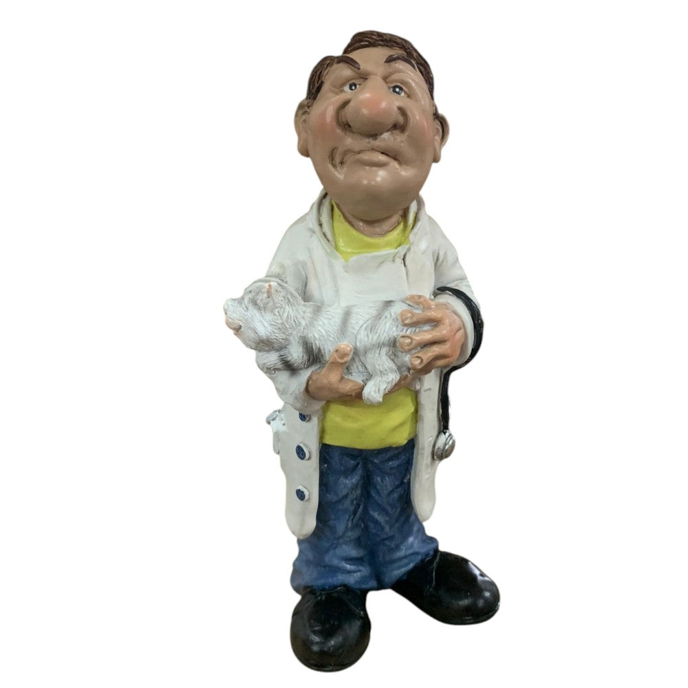 Figurina caricatura amuzanta meserie ,polirasina, 17 cm