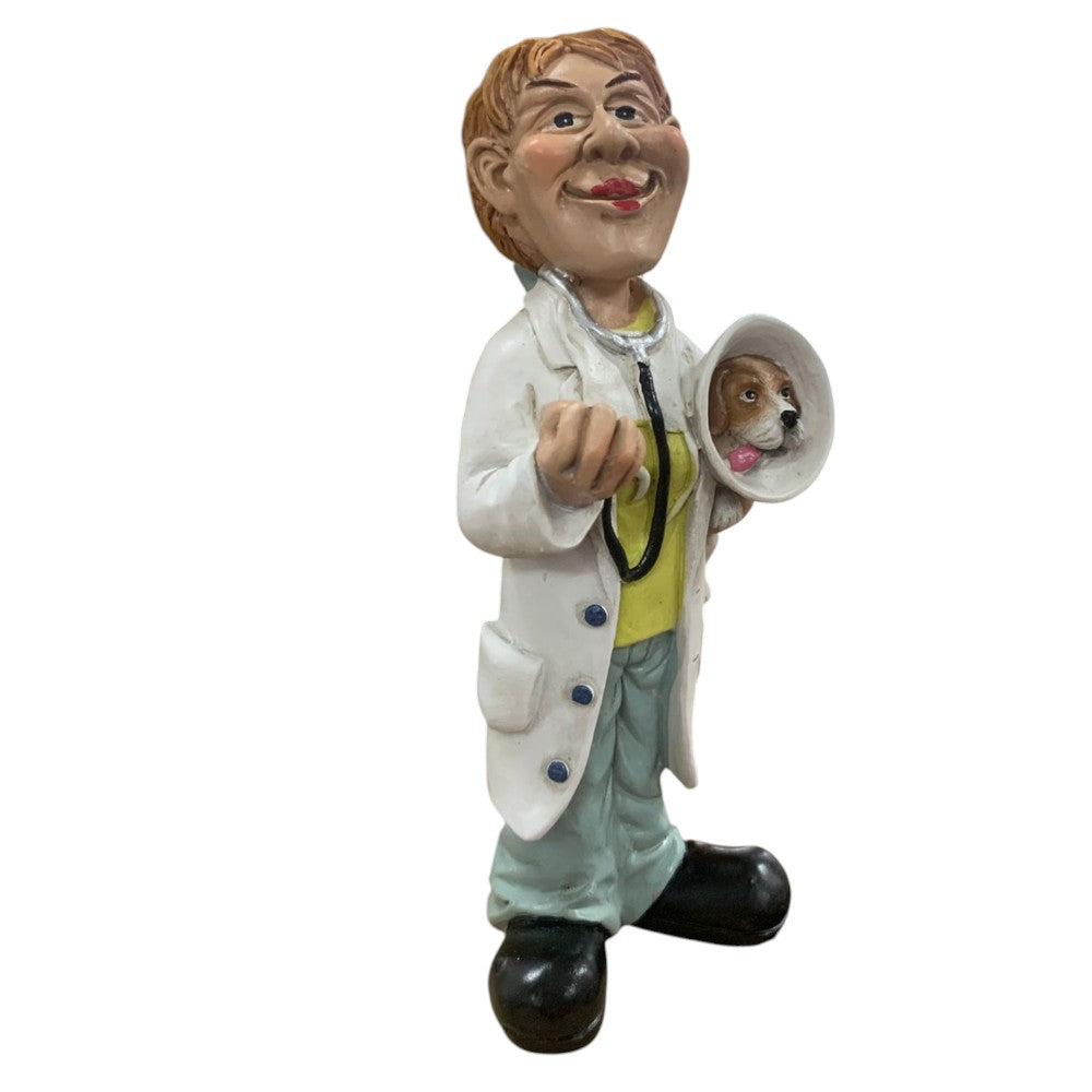 Figurina caricatura amuzanta meserie ,polirasina, 17 cm