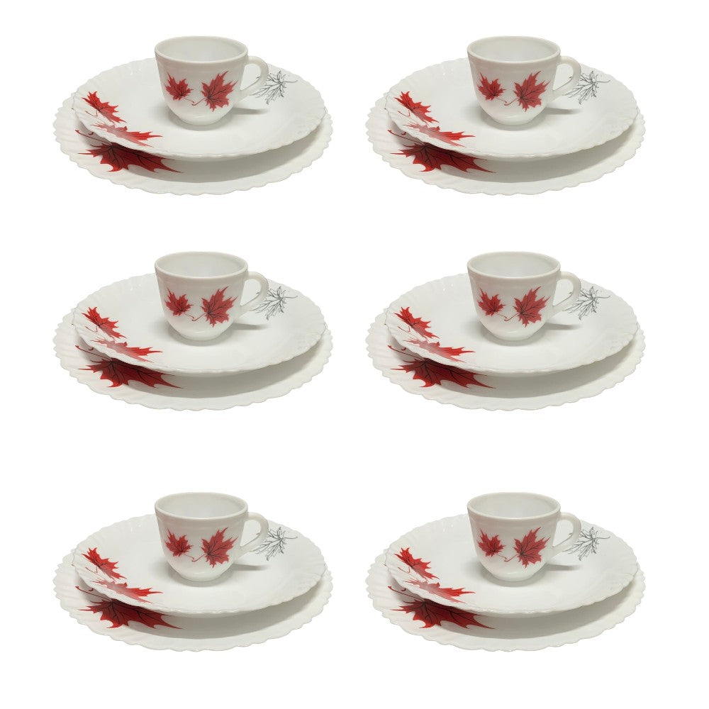 Set masa,18 piese,opal, model Artar