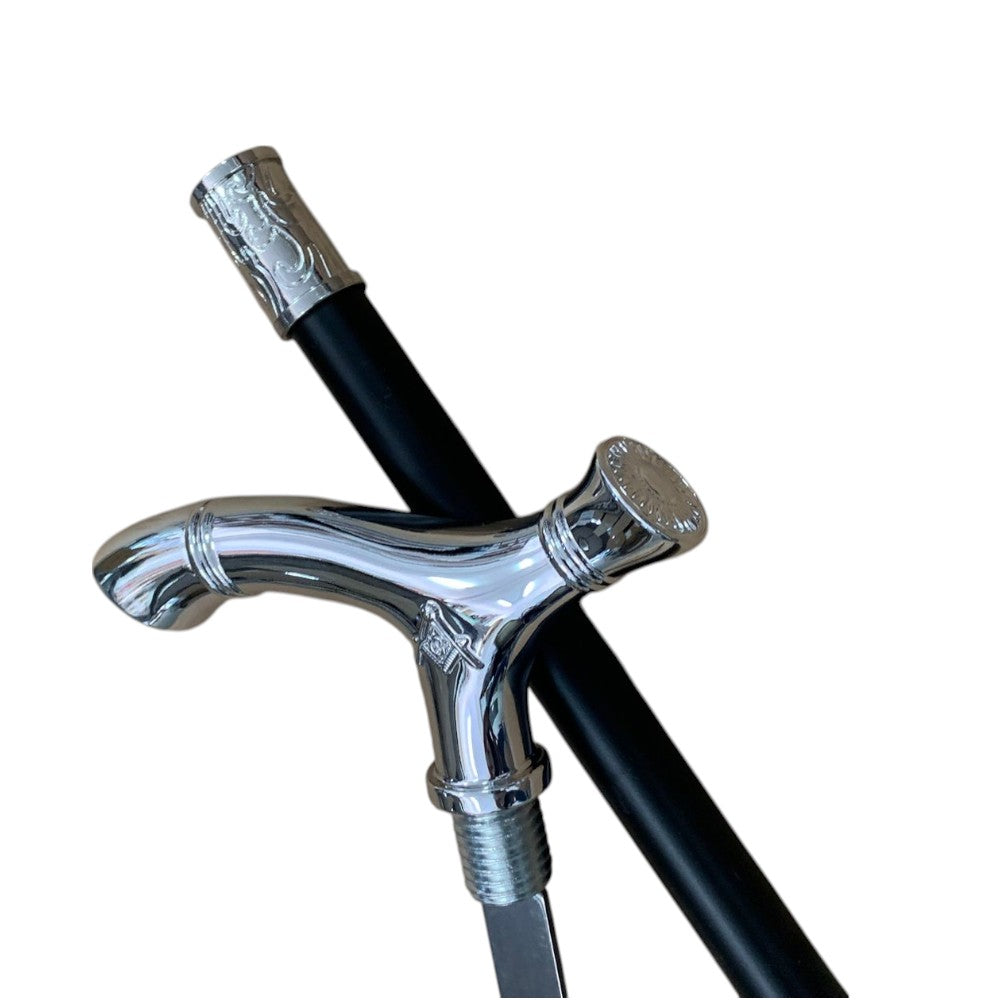 Baston decorativ cu Sabie interioara,93 cm, lama 30 cm