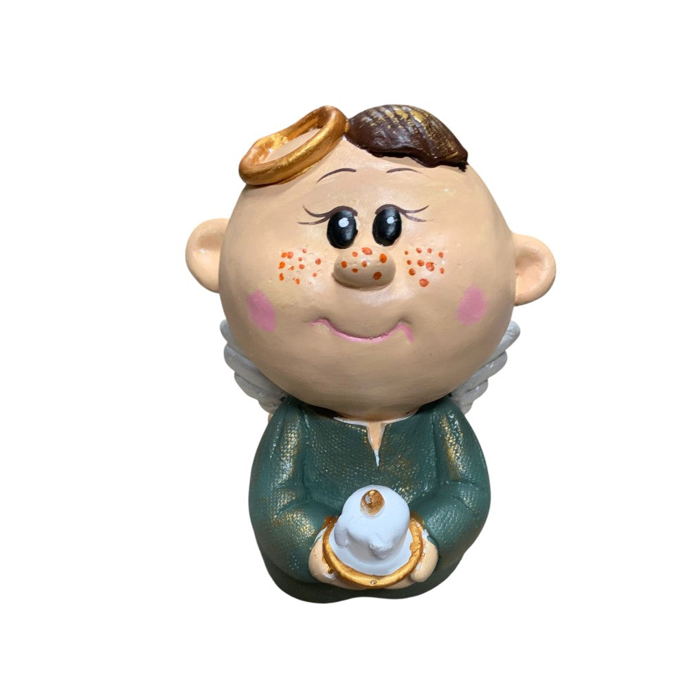 Decoratiune Copil /Bebelus ingerasi,rasina,18 cm