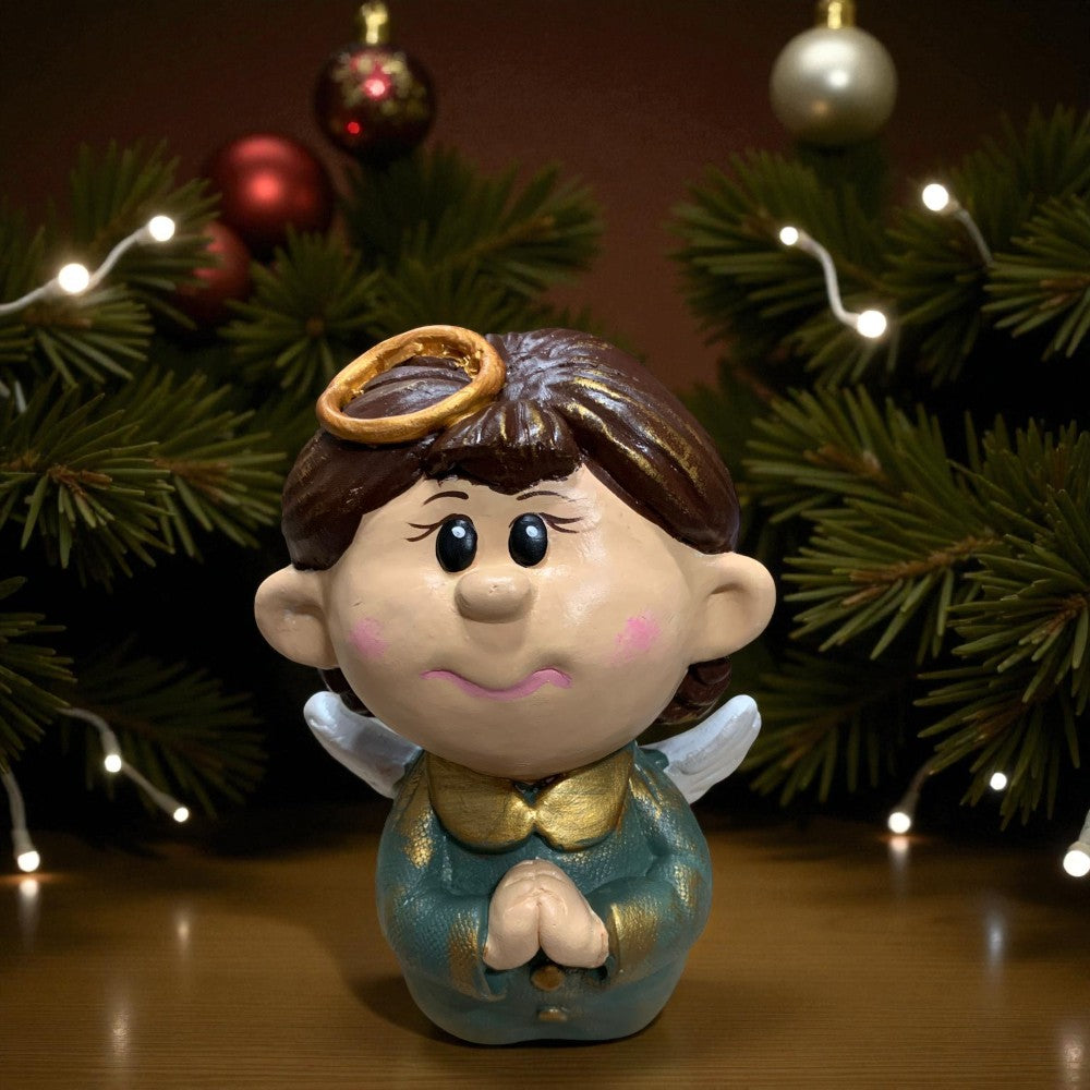 Decoratiune Copil /Bebelus ingerasi,rasina,18 cm