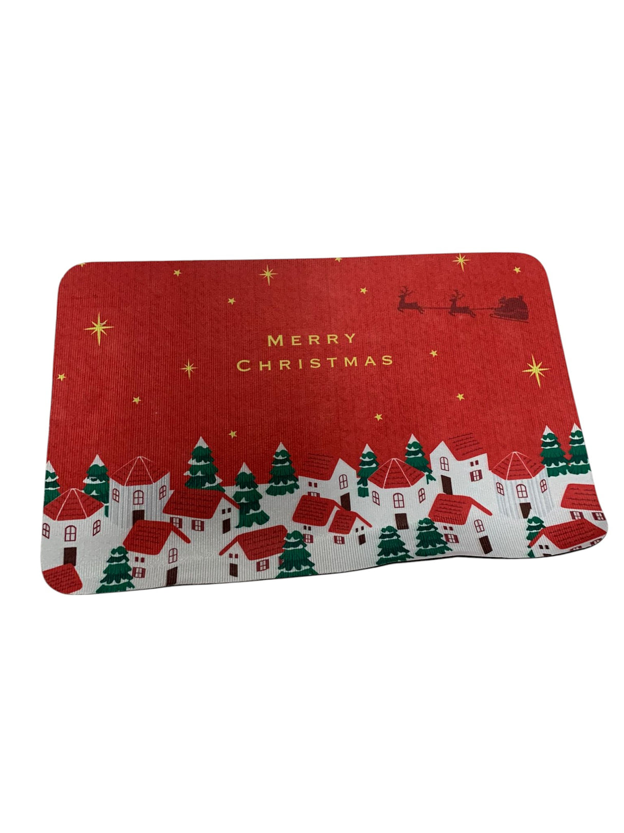 Covor Usa , modele Craciun , textil , 40x60 cm
