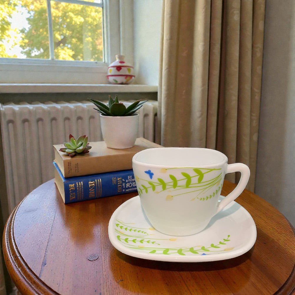 Set de cafea Opal , model Floral , 12 piese , 220 ml