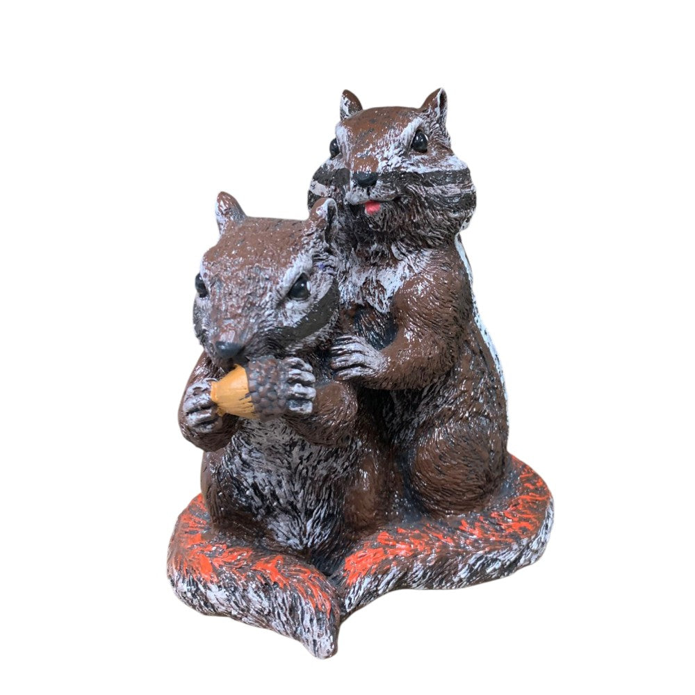 Figurina decorativa Pereche de veverite, ceramica pictata , 20 cm