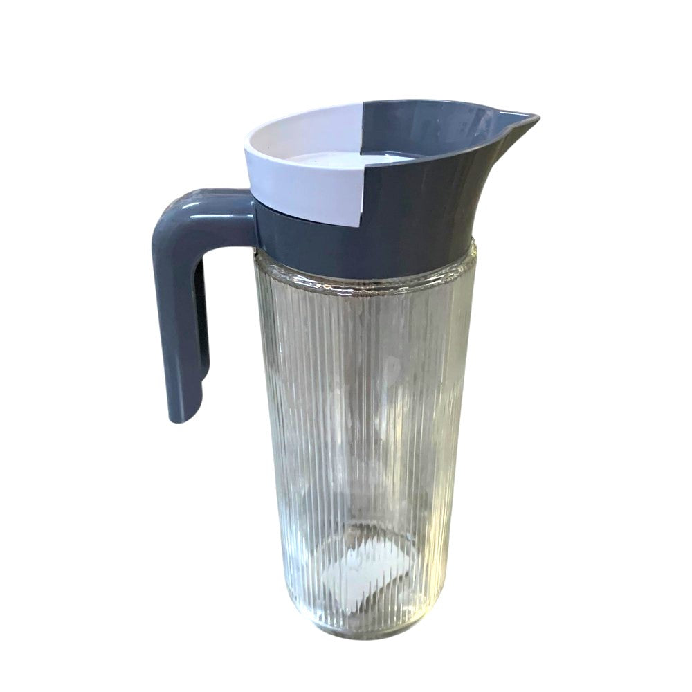 Carafa Diamond,sticla transparenta, cu capac si maner, 1350 ml