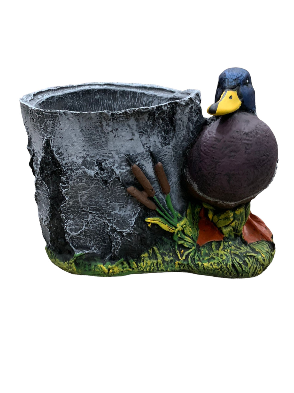 Ghiveci buturuga cu rata , Polirasina - 30 cm