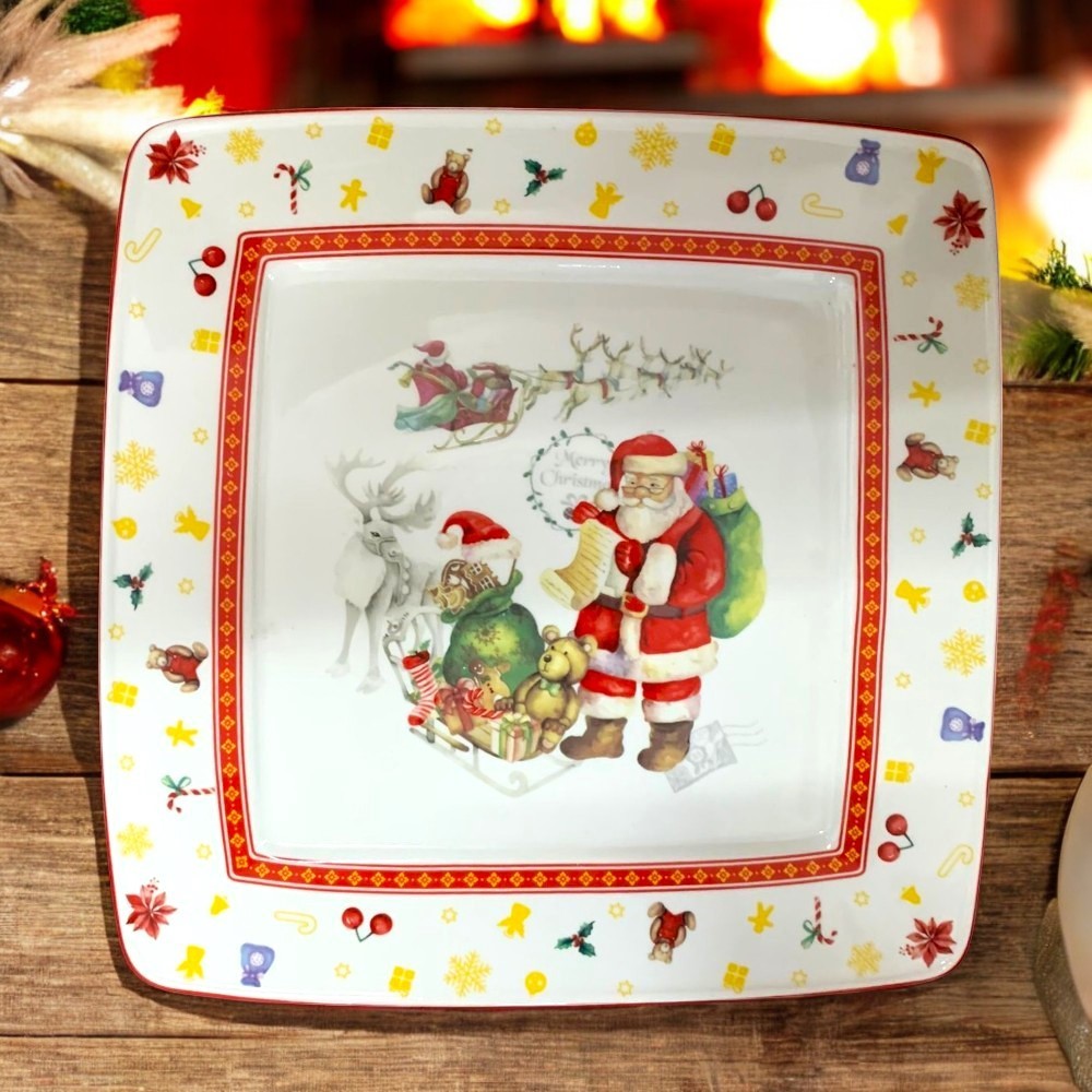 Platou Ceramica Craciun