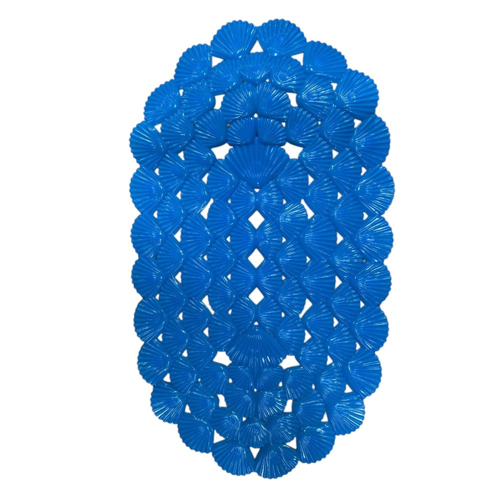 Covor antiderapant pentru cada, model Scoici, 65x38 cm