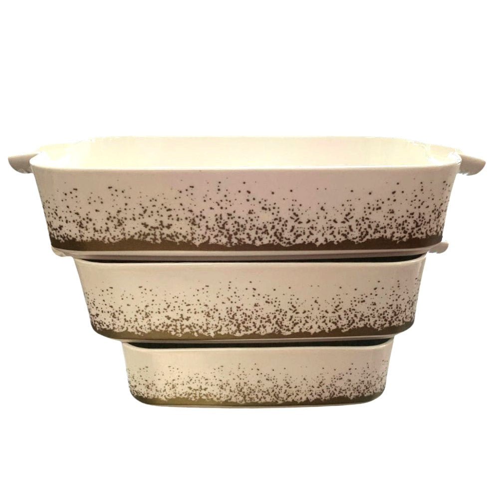 Set 3 Tavi pentru Cuptor Termorezistente , Portelan