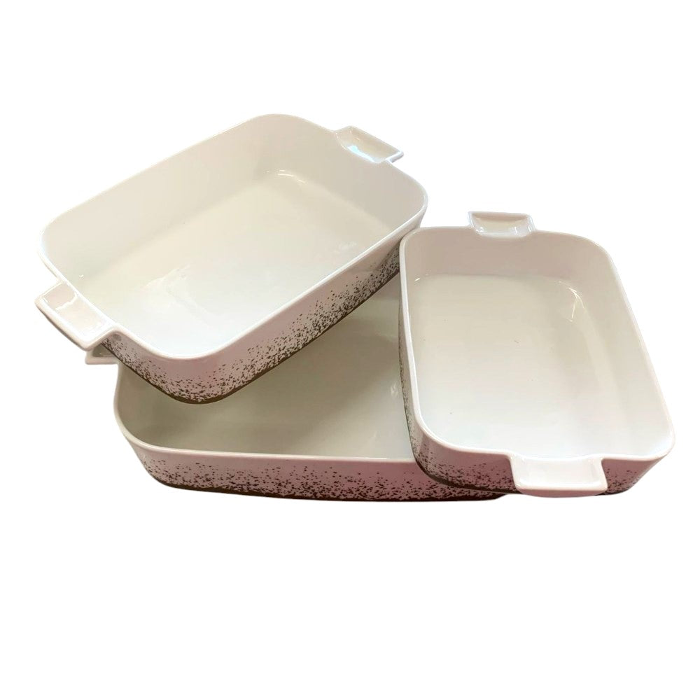 Set 3 Tavi pentru Cuptor Termorezistente , Portelan