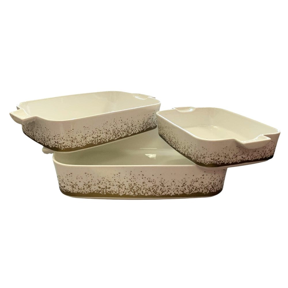 Set 3 Tavi pentru Cuptor Termorezistente , Portelan