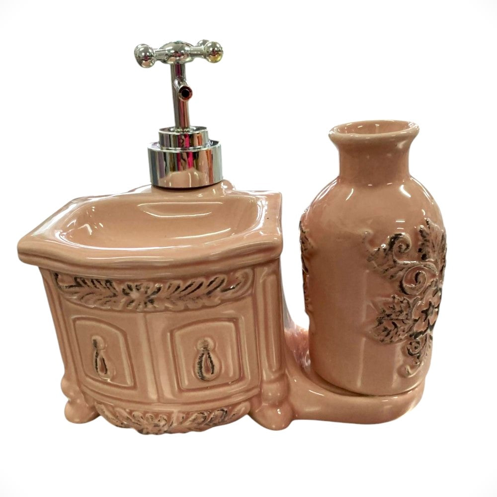 Set 2 dozatoare pentru Sapun, Ceramica, 13x16x10 cm