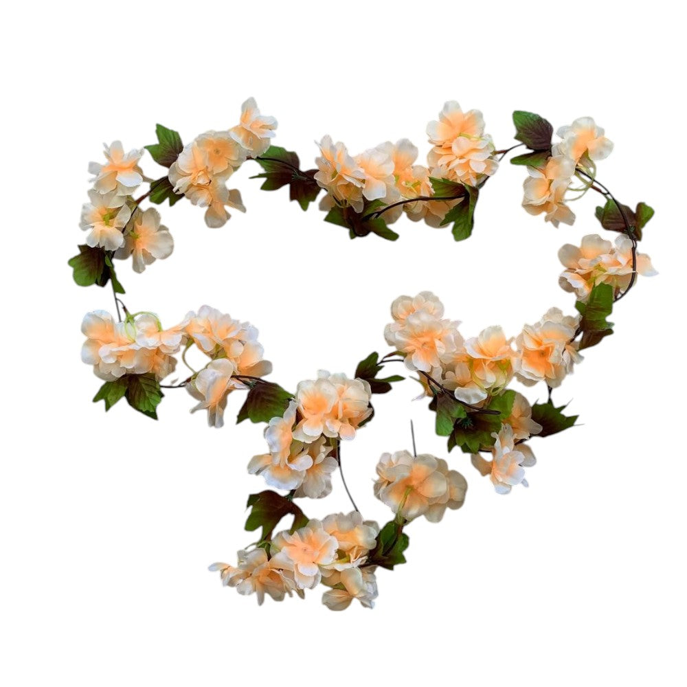 Ghirlanda din flori artificiale, 220 cm