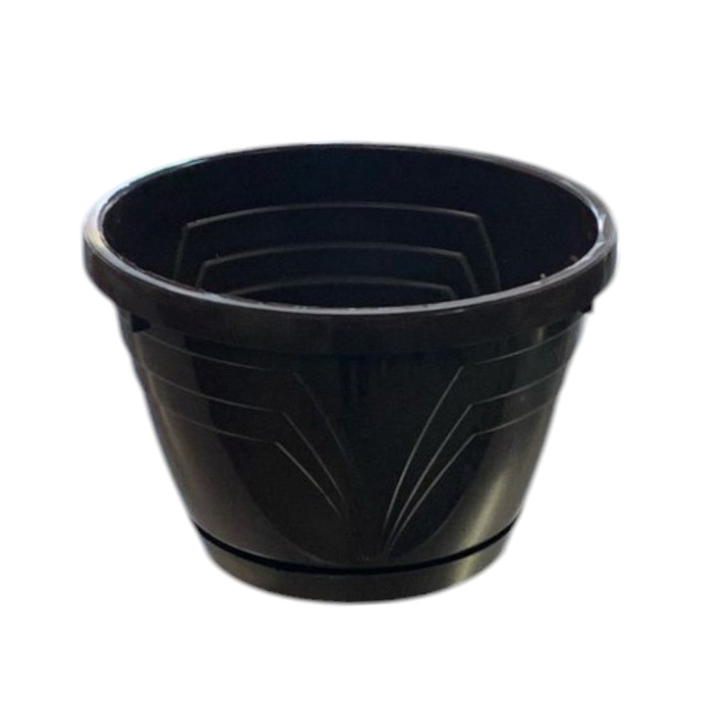 Ghiveci Lux din plastic, nr.3, 0.8 l