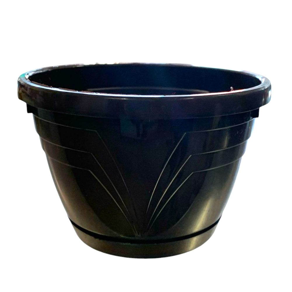 Ghiveci Lux din plastic, nr.3, 0.8 l