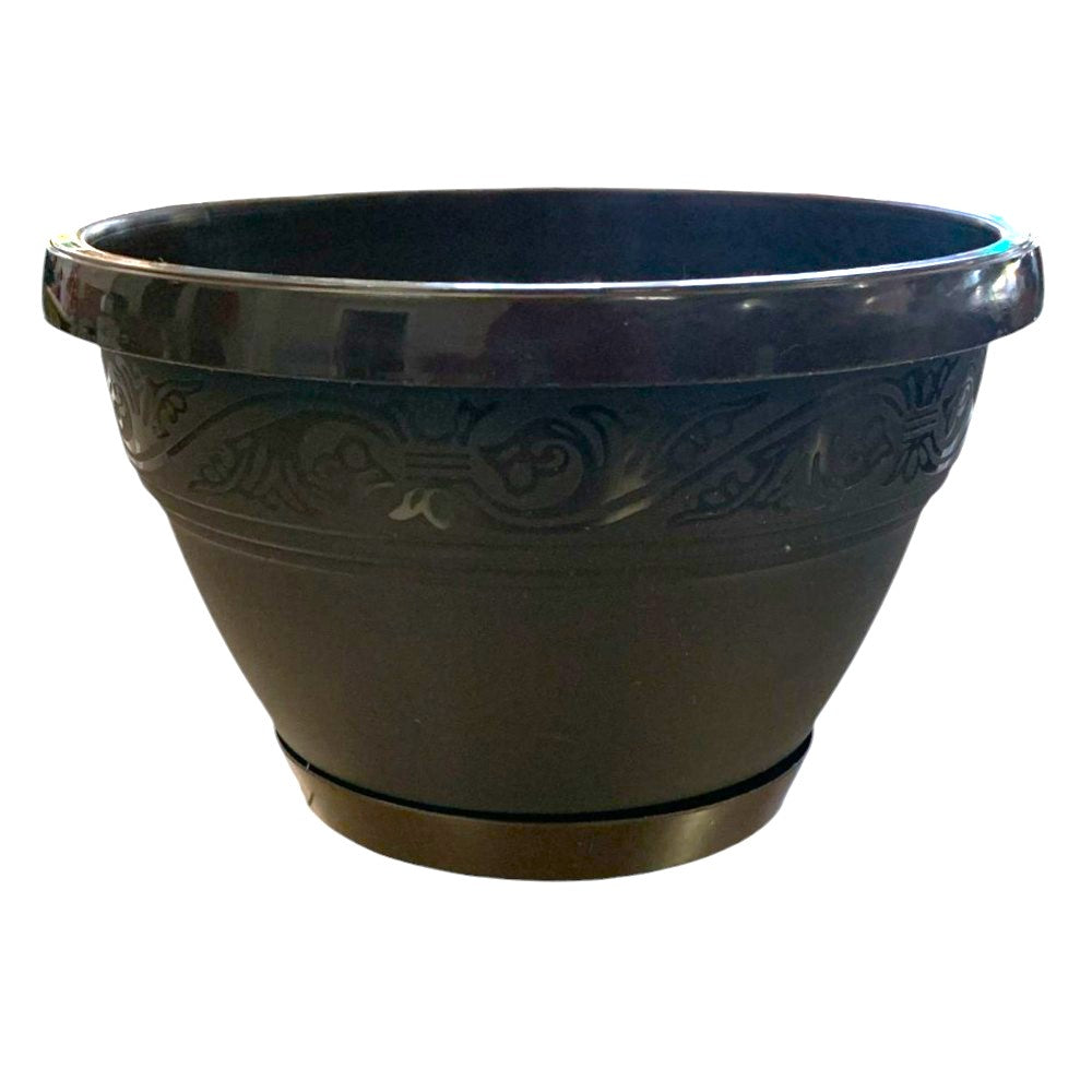 Ghiveci lalea din plastic, Culoare teracota, 4.5l, 24 cm