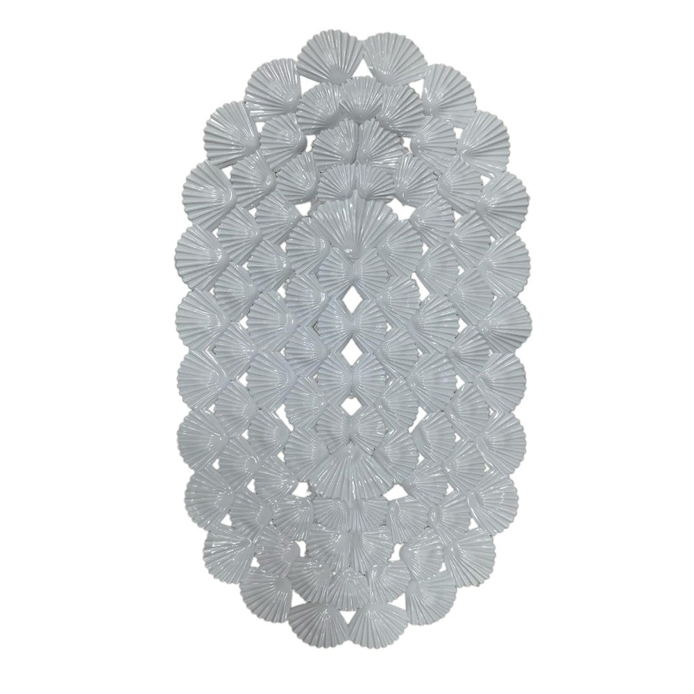 Covor antiderapant pentru cada, model Scoici, 65x38 cm