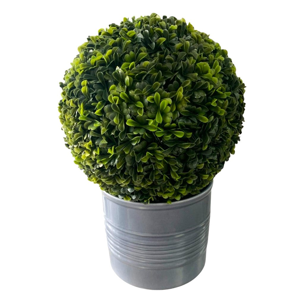 Set Minge din iarba Buxus + Ghiveci decor
