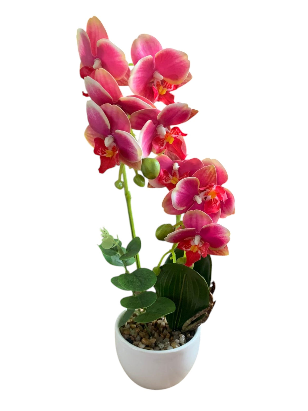 Orhidee artificiala in ghiveci Ceramic, 35 cm