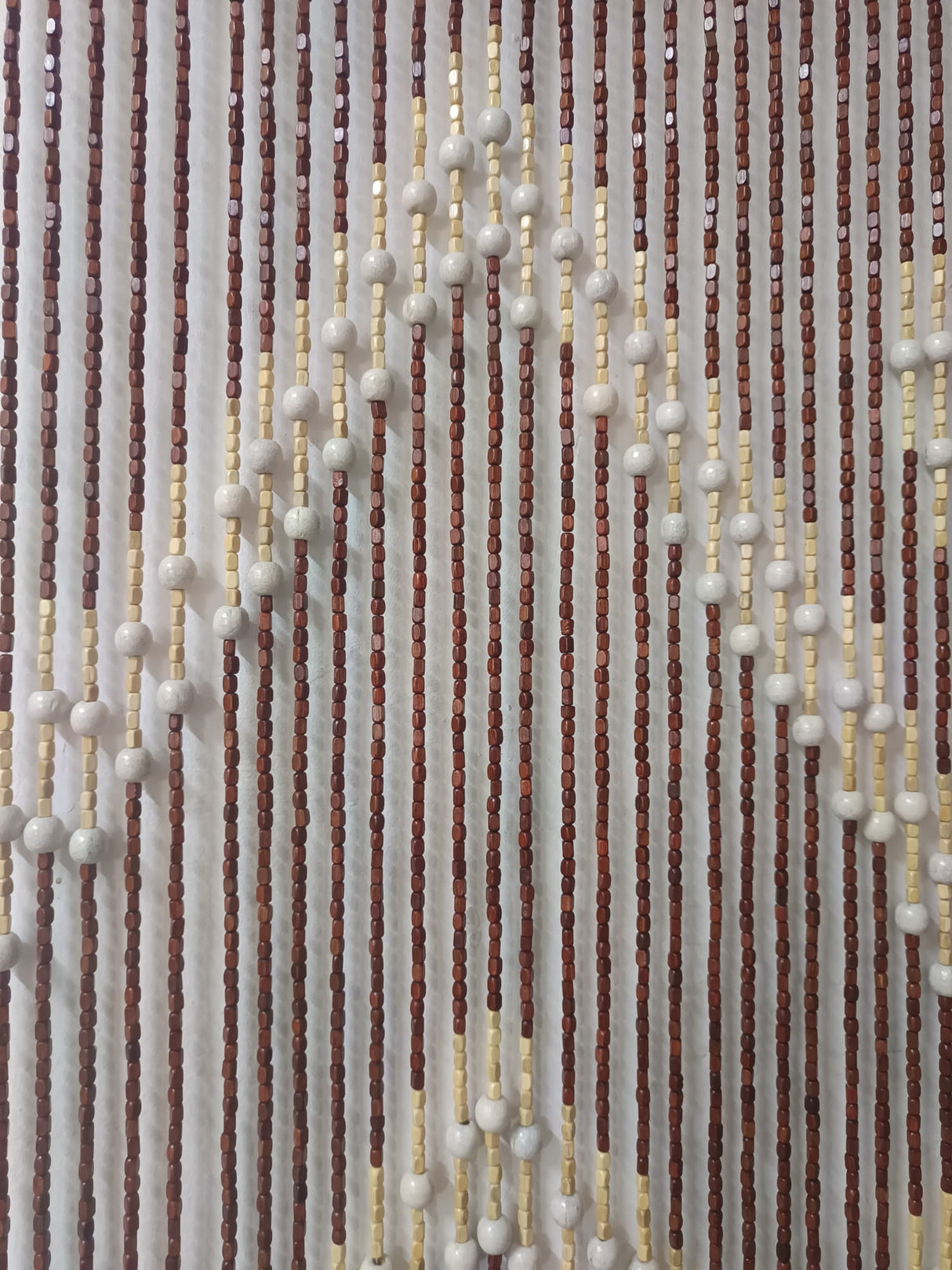 Perdea Usa cu Margele din Lemn , 90x195 cm