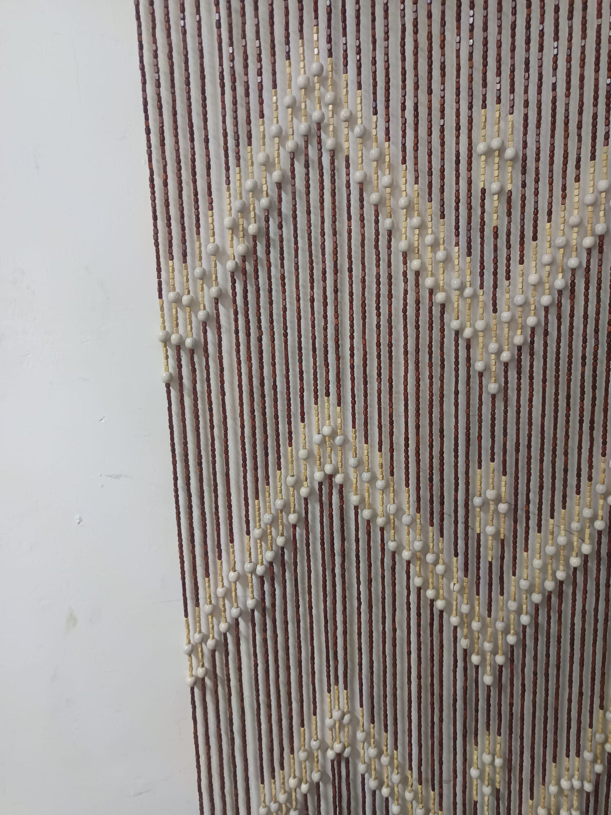 Perdea Usa cu Margele din Lemn , 90x195 cm