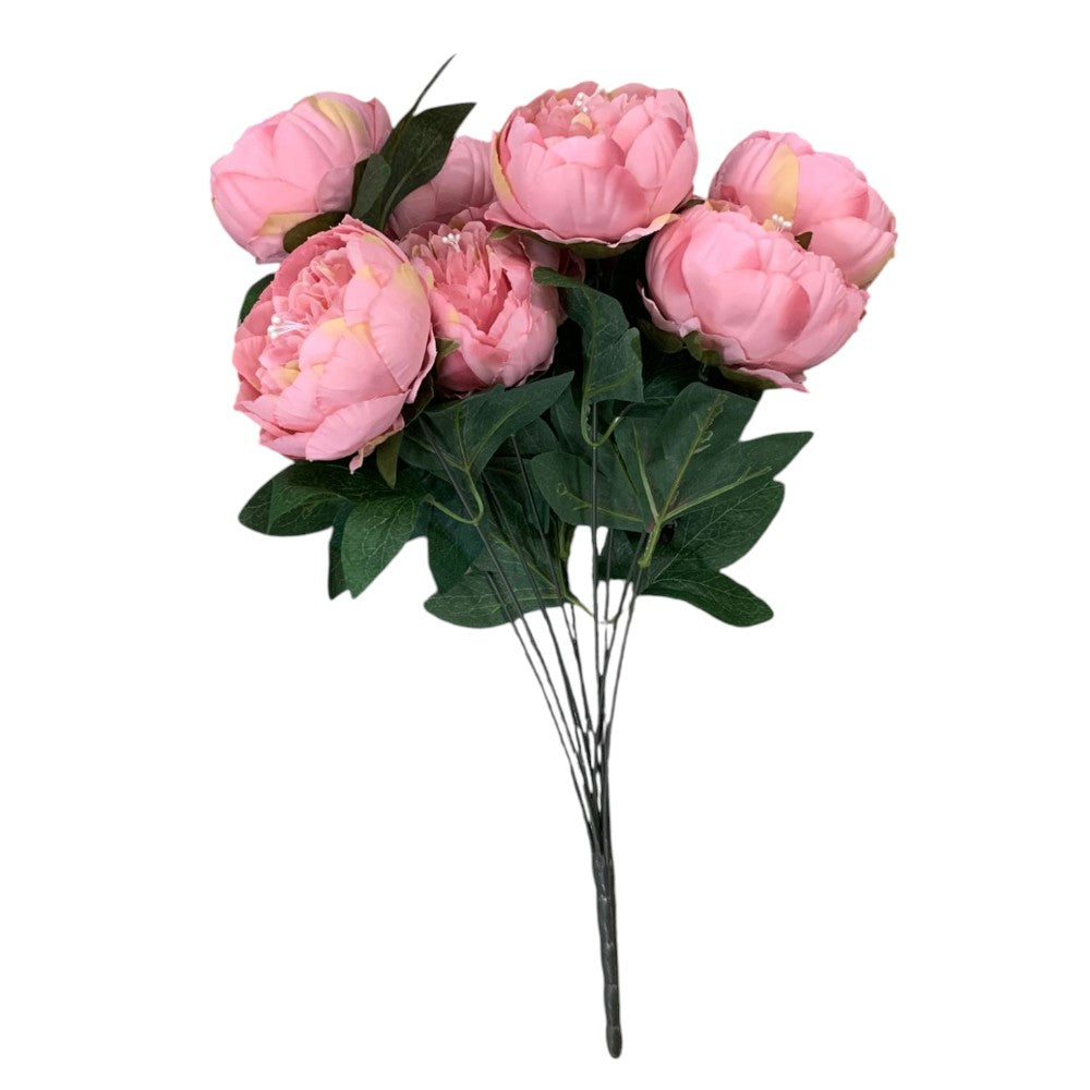 Flori decor artificiale, buchet Bujori , 50 cm