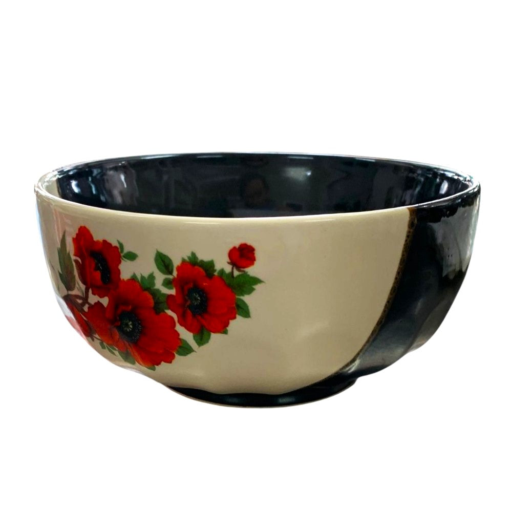 Castron/Bol ceramica Maro Floral , 16 cm , 900 ml