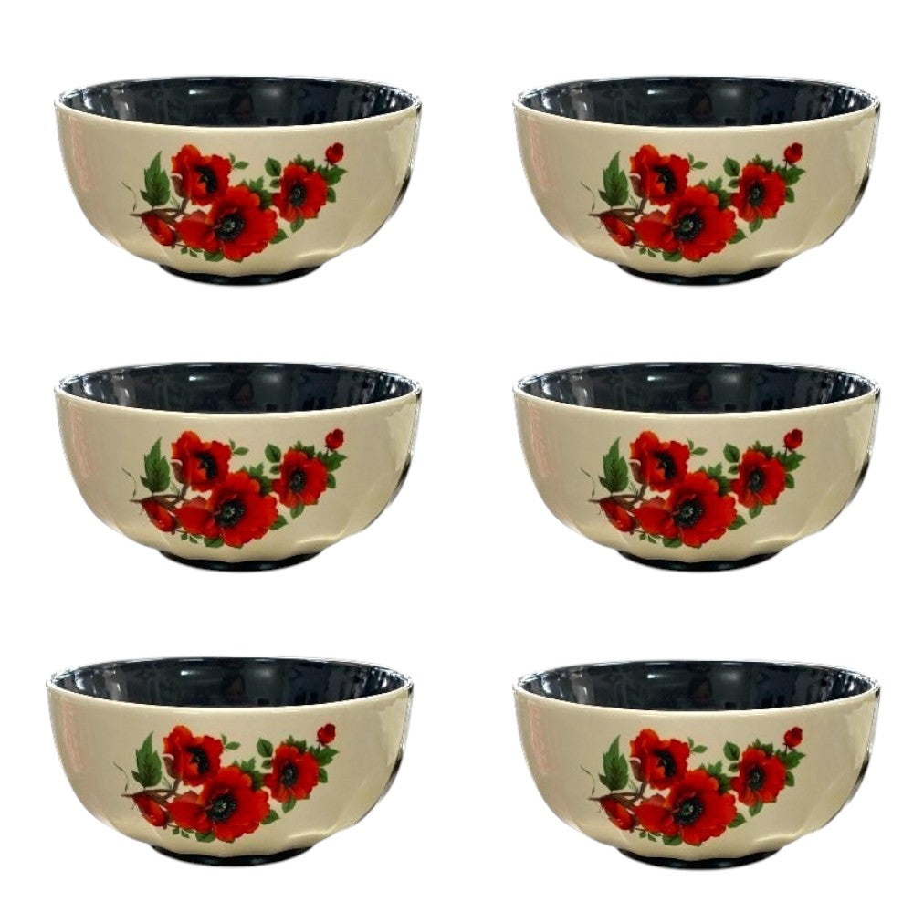 Castron/Bol ceramica Maro Floral , 16 cm , 900 ml