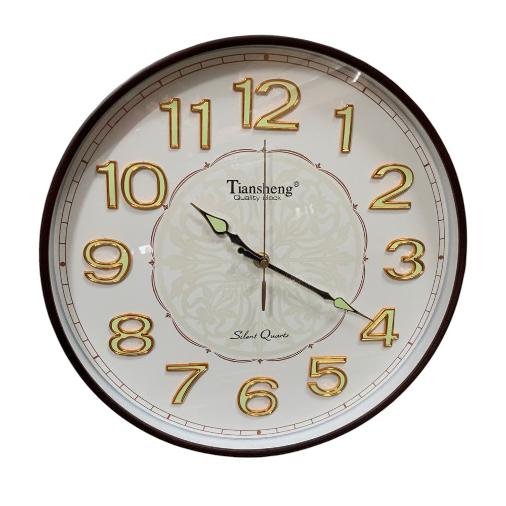 Ceas de perete, cu Cifre Fosforescente,plastic , 34 cm