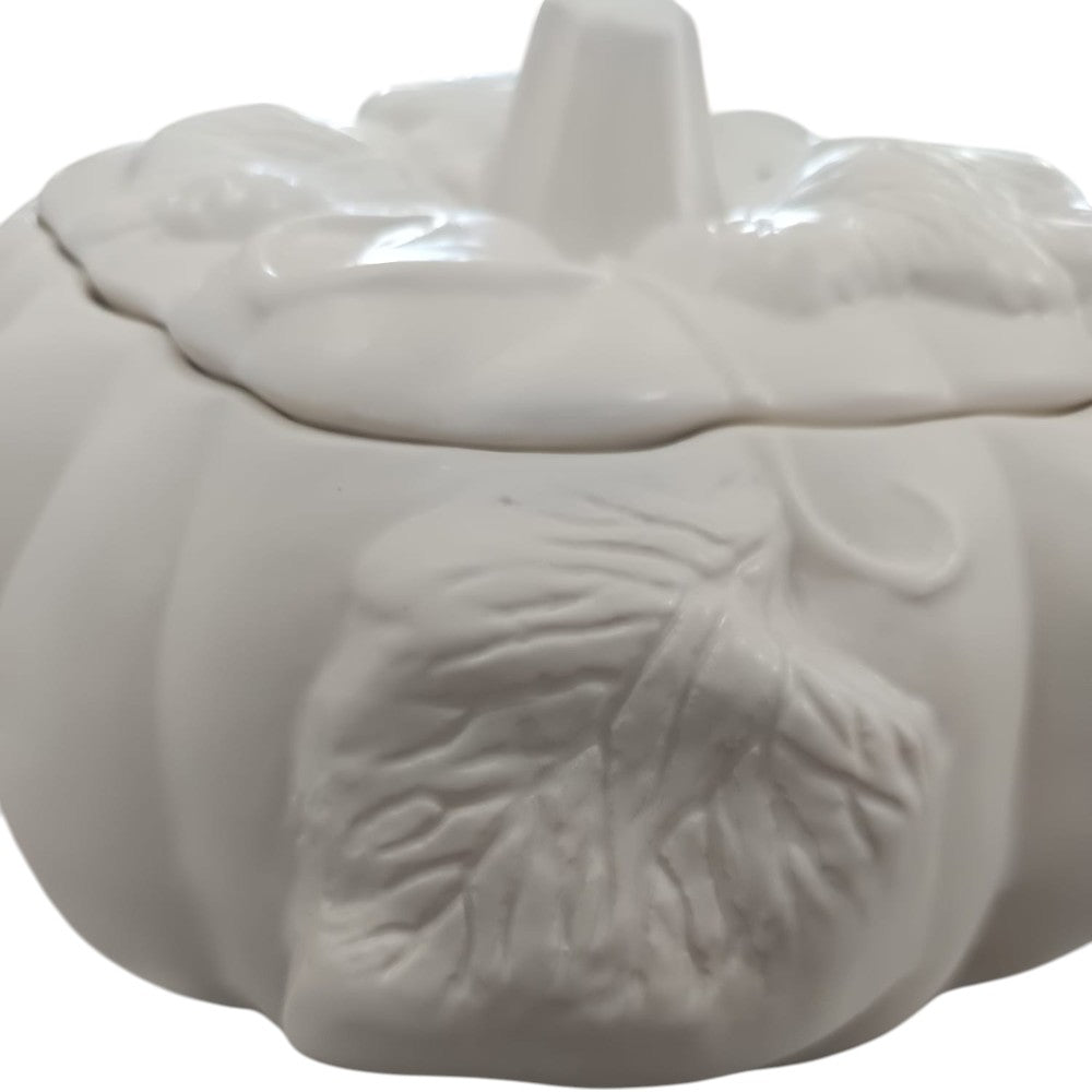 Oala ceramica tip Dovleac, glazurata , 4.7 litri