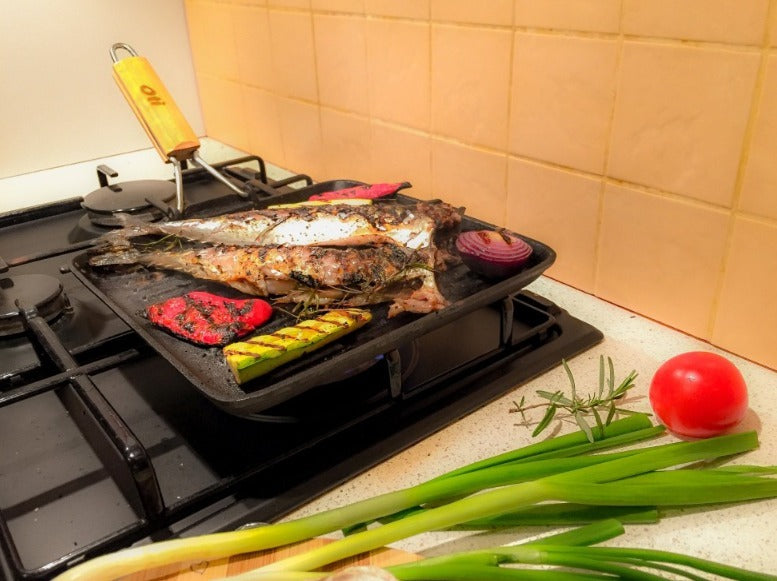 Gratar din fonta pura OTI, inductie , 26 cm