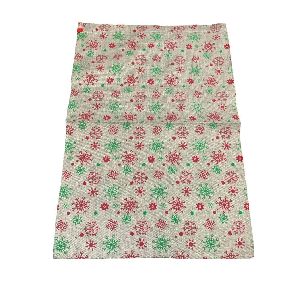 Sac Cadouri de Mos Craciun, material Textil