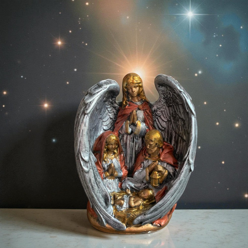 Statueta Ingerul pazitor al Familiei , 31x24cm