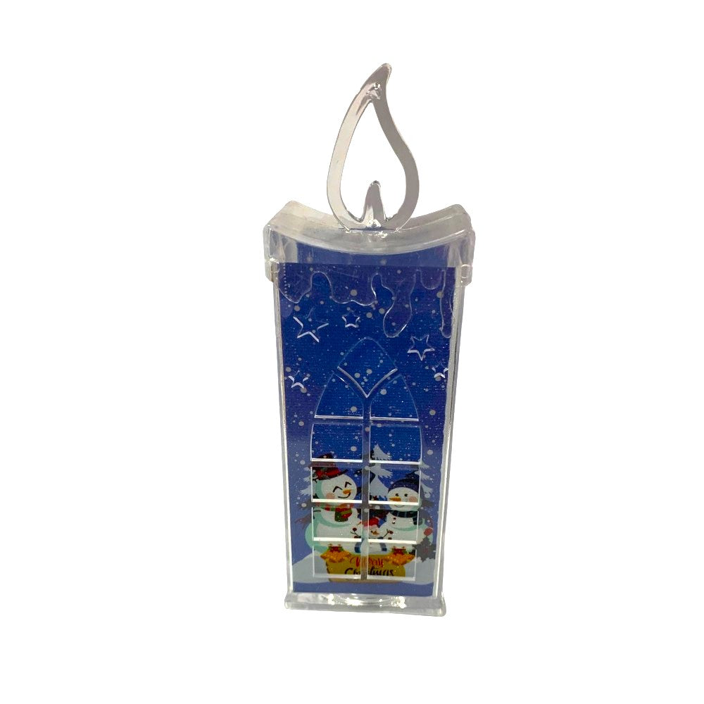 Lumanare decorativa luminoasa Craciun, 16 cm