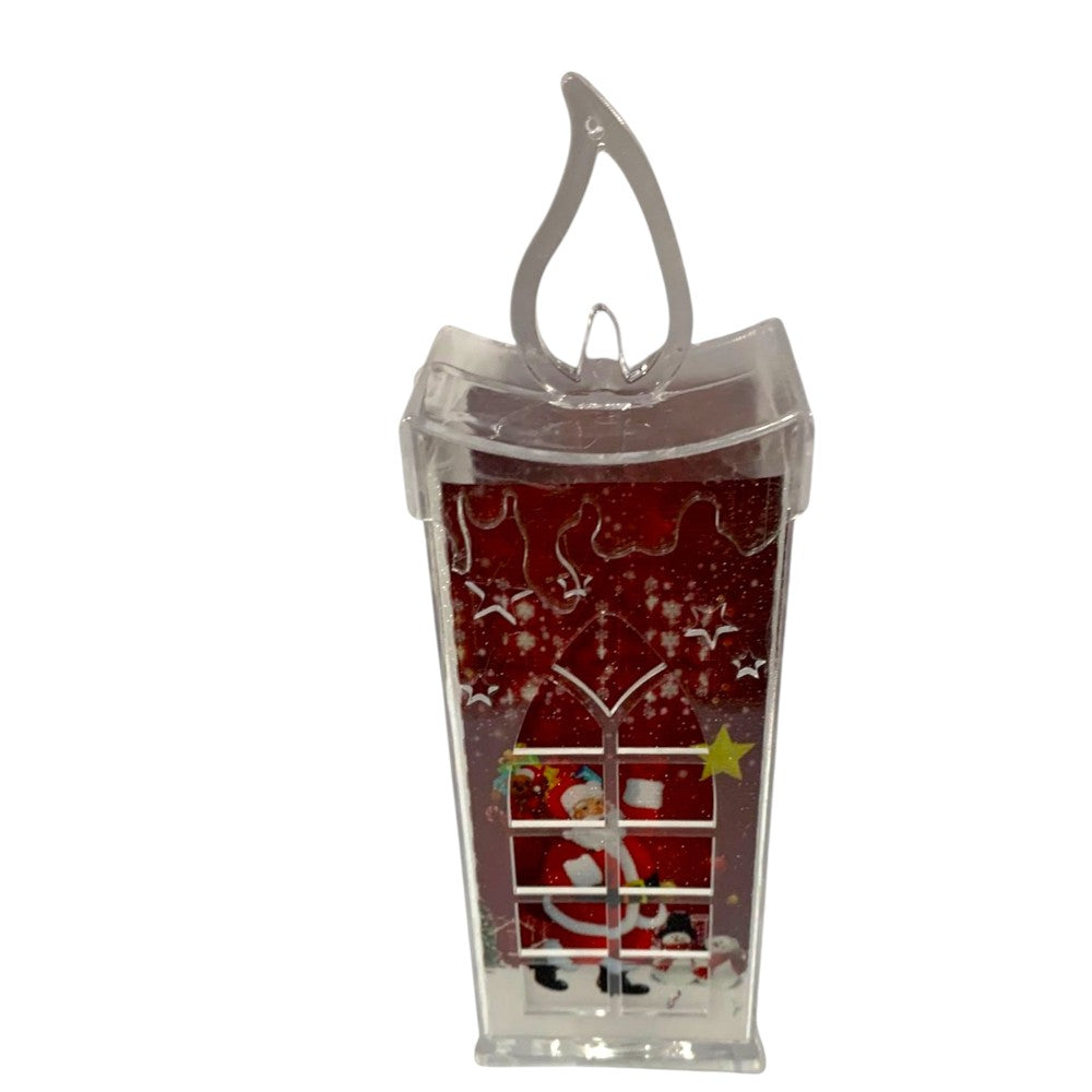 Lumanare decorativa luminoasa Craciun, 16 cm